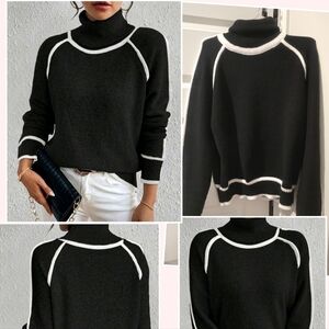 Black and White Women's Sweater